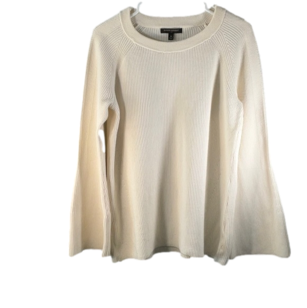 Banana Republic Off White Tunic Sweater Size Medium
